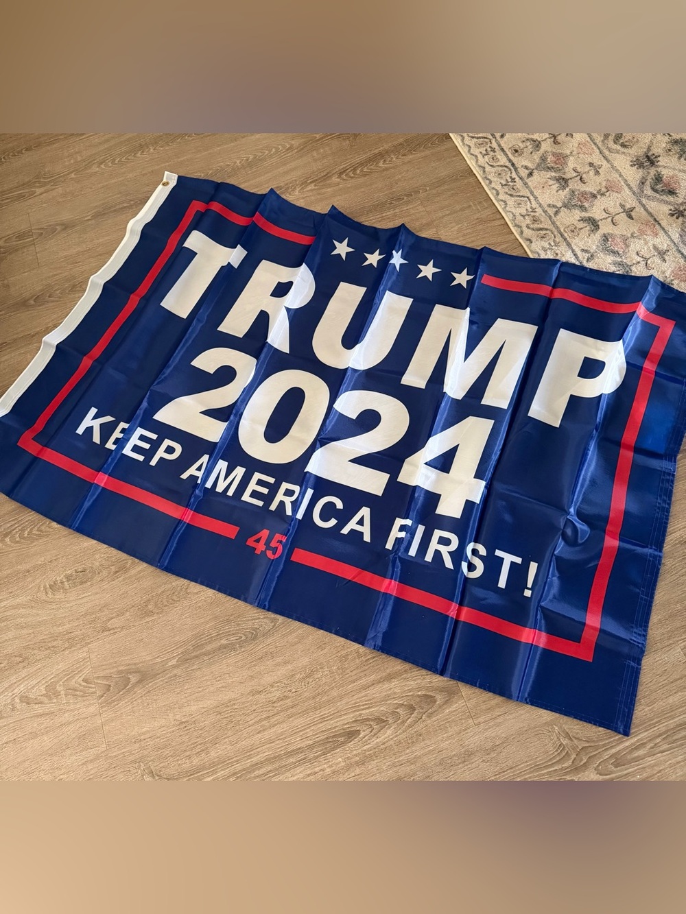 New Trump Flag 2024 red white blue